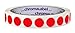 ChromaLabel 1/2 Inch Round Removable Color-Code Dot Stickers, 1000 Labels per Roll, Red