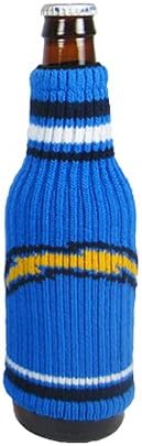 Kolder NFL Football Team Logo Bottle Holder Cooler Sleeve Stretch Knit Krazy Kover