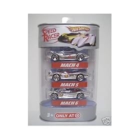 Hot Wheels Speed Racer 3-Car Pack - Mach 4/ Mach 5/ Mach 6 by Mattel