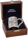 Pewter Daisy Chain Christening Mug