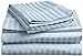 Elaine Karen ITALIAN 3PC TWIN Sheet Set, STRIPED Light BLUE