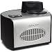 Andrew James Professional Fully Automatic Ice Cream Maker With Built-in Compressor + 128 Page Ice Cream Maker Cook Book.