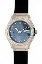Hublot Elegant Series - Blue Mother ofPearl Large Size with Diamond Bezel & Lugs