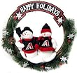Arizona Diamondbacks 20" Team Snowman Wreath - Baseball Sports Merchandise