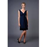Black Trim Navy Dresses by BCBG at BCBG MAX AZRIA