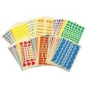 Sachet de 48 planches de gommettes géométrique assorties