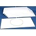 6 White Velvet Jewelry Chain Display Pad Showcase Tray Inserts 14 1/8"