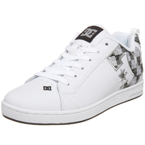 DC Women's Court Graffik SE Sneaker,White/Black/Battleship,5 M US
