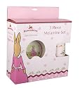 Bunnykins 3 Piece Melamine Set with Sweetheart Design by Royal Doulton