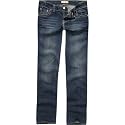 PARIS BLUES Reno Womens Skinny Jeans - Dark Denim