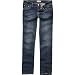 PARIS BLUES Reno Womens Skinny Jeans - Dark Denim