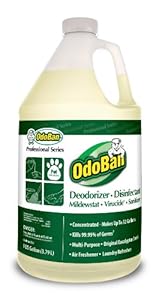 OdoBan 911062-G4 Eliminator and Disinfectant Concentrate, One Gallon