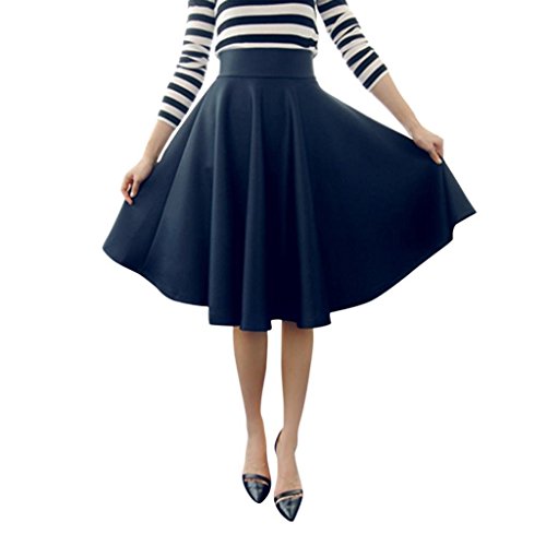 (ミネトメ)Minetom レディース　女性　秋冬　レトロ　エレガント　プリーツスカート　膝丈　セクシー　ハイウエスト　スカート　通勤　通学