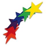 Poly Enterprises Color My Class 9 1/2in Stars