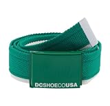 DC Shoes Tagg Team Adjustable Belt in Green - One Size