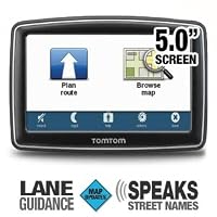 TomTom XXL 550M 5-Inch Widescreen Portable GPS Navigator (Lifetime Maps Edition)