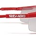 Aviation Flight Training Glasses - IFR Certified View Limiting Device for Pilot Training & Simulation of Instrument Meteorological Conditions - Frosted Adjustable Polycarbonate Frames (1, Red)
