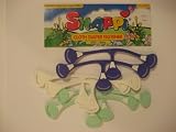 Snappi Cloth Diaper Fasteners - Pack of 6 (2 Purple, 2 White, 2 Mint)