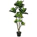 Green 4-ft. Rubber Leaf Tree w/pot