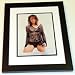Elizabeth Hurley Autographed/Hand Signed 8x10 Photo BLACK CUSTOM FRAME