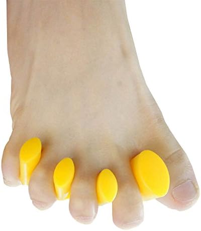 KSprot Medical Soft Silicone Toe Separators&amp;Spreaders - Instant Treatment Bunion, Hammer Toes, Claw Toes, Crooked Toes, Hallux Valgus