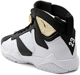 Jordan Mens 7 Retro C&amp;C White-Metallic Gold-Black 725093-140 9.5