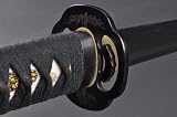Fully Handmade Red Full Tang Iron Bamboo Japanese Samurai Katana #325