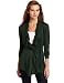 Kenneth Cole Women's Petite Belted Cardigan, Midnight Green, Petite/X-Small