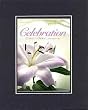 For Easter - Easter Celebration. . . 8 x 10 Inches Biblical/Religious Verses set in Double Beveled Matting - A Timeless and Priceless Poetry Keepsake Collection