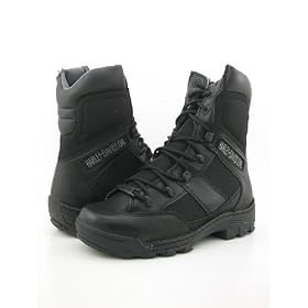 HARLEY DAVIDSON Guston New Boots Motorcycle Shoes Black Mens by Harley-Davidson
