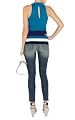 Jersey and Knit Bodycon Stripe Top