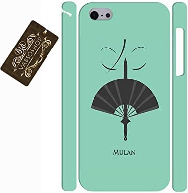 Vabshop Drop Resistance Series Case for Iphone 5c - Cartoon Edition - Mulan - Unique Design