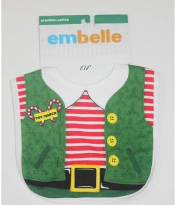 Embelle Elf Toy Maker Baby Bib-One Size