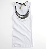 Eye Shadow Bib Necklace Tank