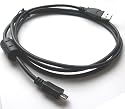 USB Charger Cable Cord Lead Wire for Kodak Playsport Zx3, Playsport Zx5, PlayFull Ze1, PlayFull Ze2, PlayFull Waterproof Digital Camcorder Cable - 5 Feet Black - Hi-Tech Dealz&reg;