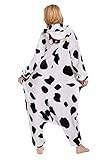 Newcosplay Polar Fleece Onesies Pajamas (XL, cow)