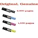 Original , Genuine (4 Pcs) 4 Colors Epson Aculaser Cx11n/f , C1100 Series Toner Combo (b, C, M, Y)