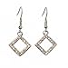 Earrings - E108 - Small Crystal Diamonds ~ Clear AB