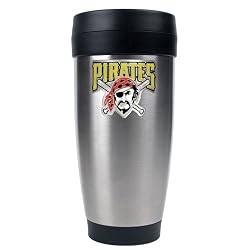 Pittsburgh Pirates MLB Stainless Steel Travel Tumbler -Primary Logo by Great American Products