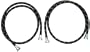 Whirlpool 8212487RC 5-Foot Industrial Braided Washer Fill Hose, 2-Pack
