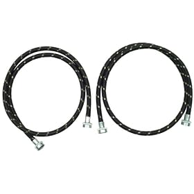 Click here to buy Whirlpool 8212487RC 5-Foot Industrial Braided Washer Fill Hose, 2-Pack by Whirlpool.