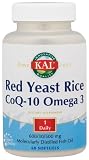 KAL - Red Yeast Rice Coq10 & Omega 3, 60 softgels Softgels softgels