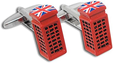 The British Belt Company Phone Box Cufflinks
