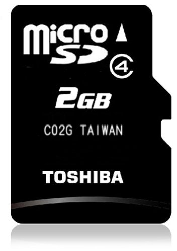 Cover image : 【2GB】 東芝 CLASS4対応 microSDカード ハイスピードタイプ 海外パッケージ品【並行輸入品】SD-C02GR6W4