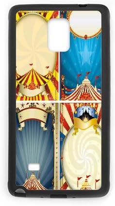 Samsung Galaxy Note 4 Case Circus Frame Posters, Samsung Galaxy Note 4 Case Circus, [Black]