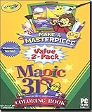 Crayola Make a Masterpiece / 3D Coloring Book Value 2-Pack
