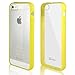 iPhone 5 Case, JETech Apple iPhone 5/5S Case Bumper Shock-Absorption Bumper and Anti-Scratch Clear Back for iPhone 5/5S (Yellow)