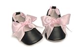 Mud Pie Baby Perfectly Princess Black Ballet Slippers