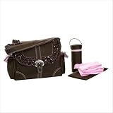 Kalencom Miss Prissy Buckle Bag, Chocolate/Pink