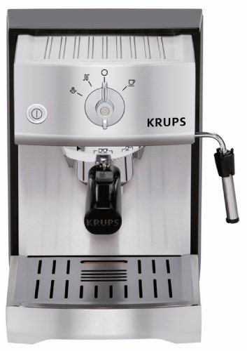  Krups XP5240 Cafetière Espresso Manuelle Inox brossé (Import Allemagne)